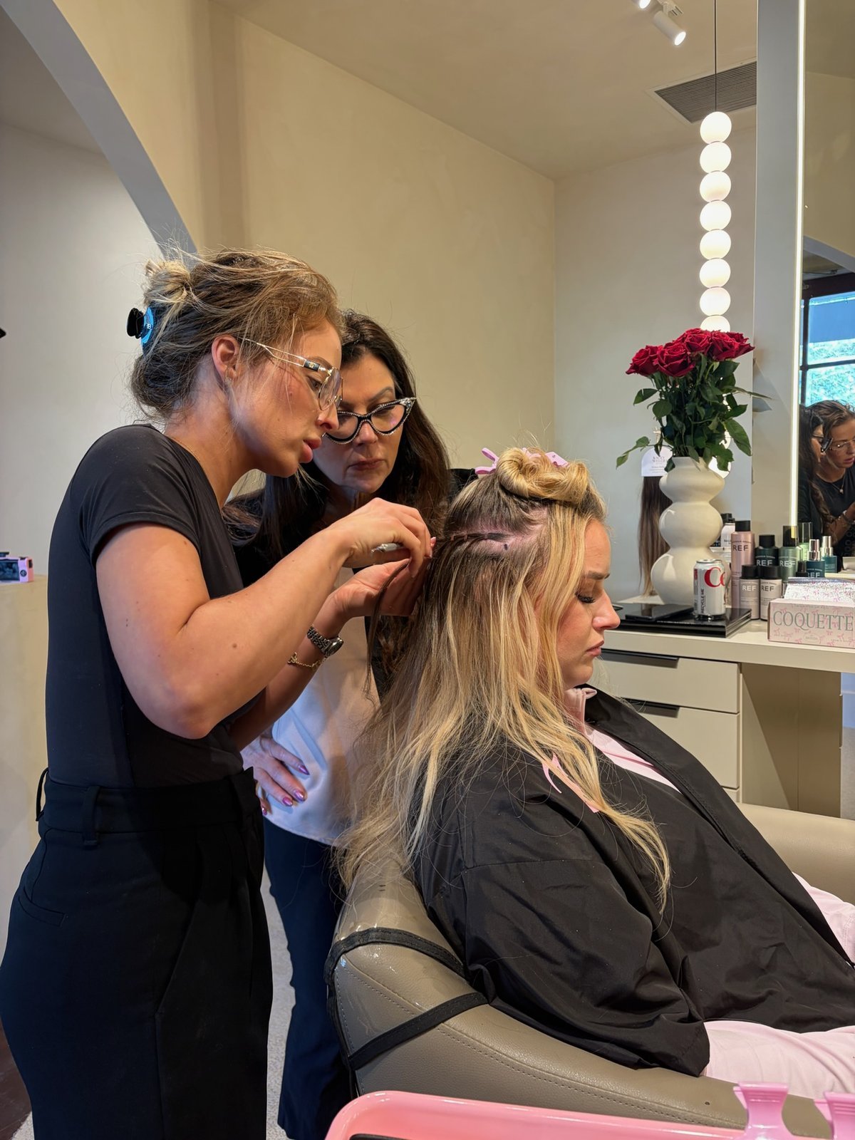 Behind the chair — hands-on training